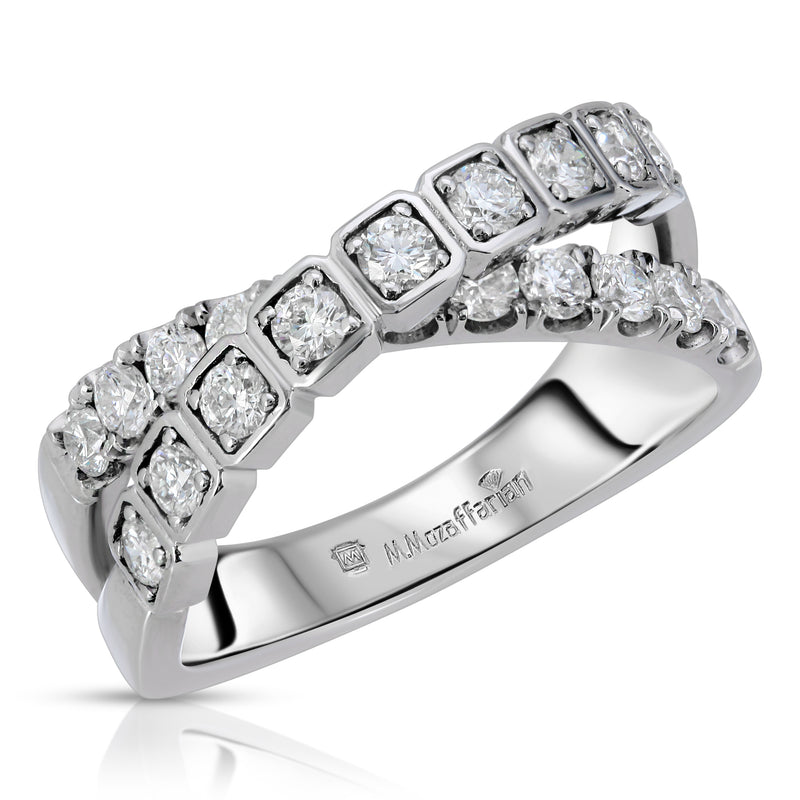 Criss Cross Diamond Band