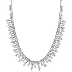 Baguette Crown Necklace
