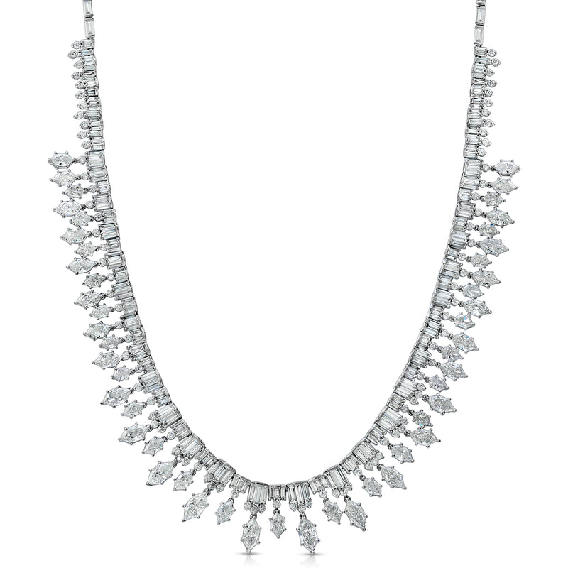 Baguette Crown Necklace