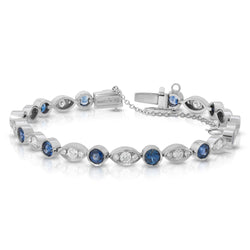Alternating Sapphire Bracelet