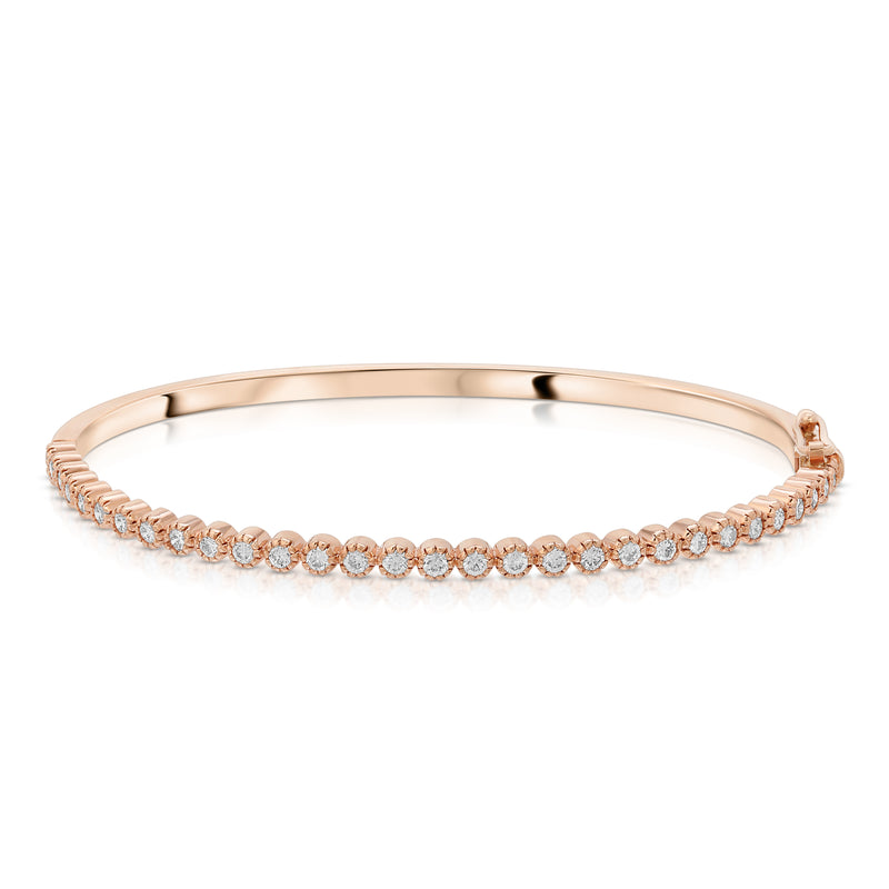 Bezel Set Bangle