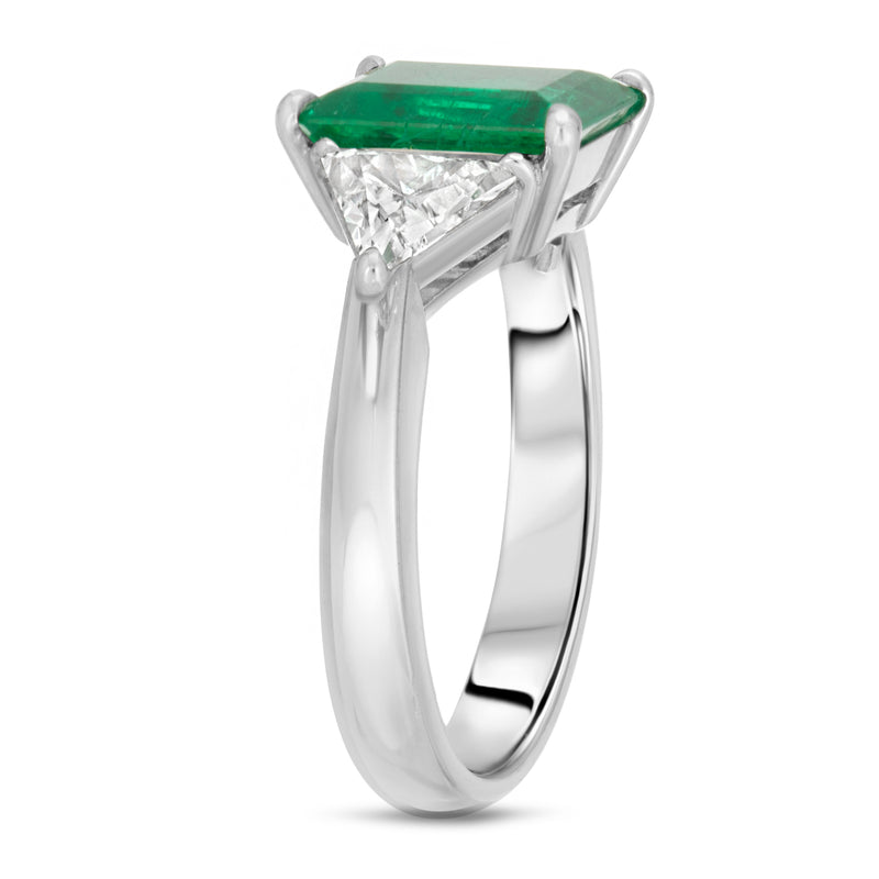 Emerald and Kite Ring