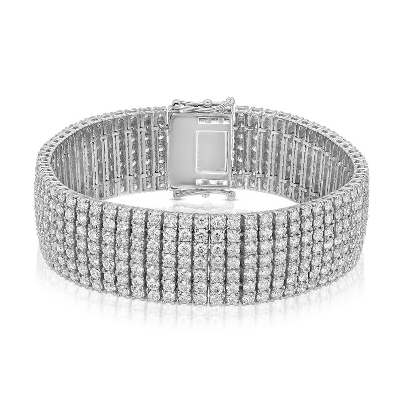 Seven Row Cuff Bracelet