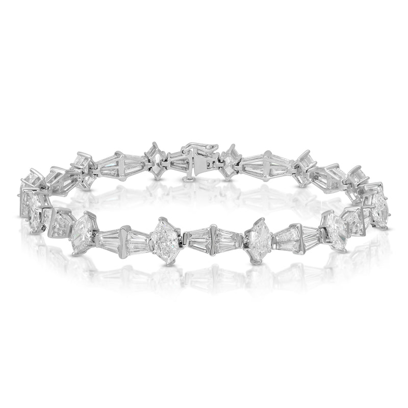 Kites and Marquise Tennis Bracelet