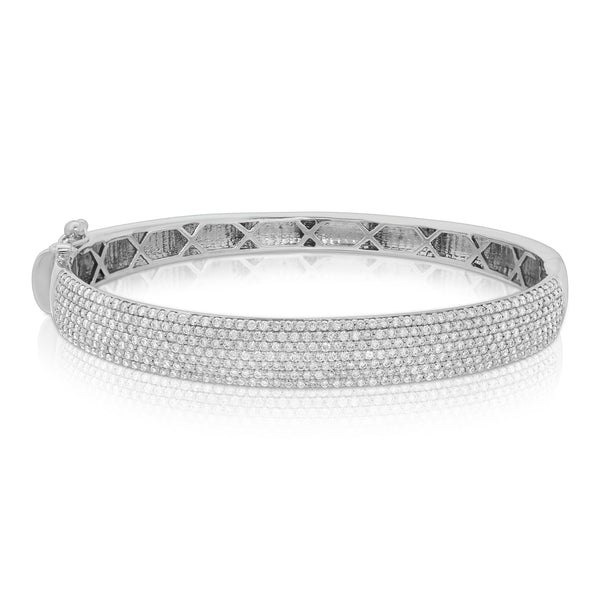 7 Row Diamond Bangle