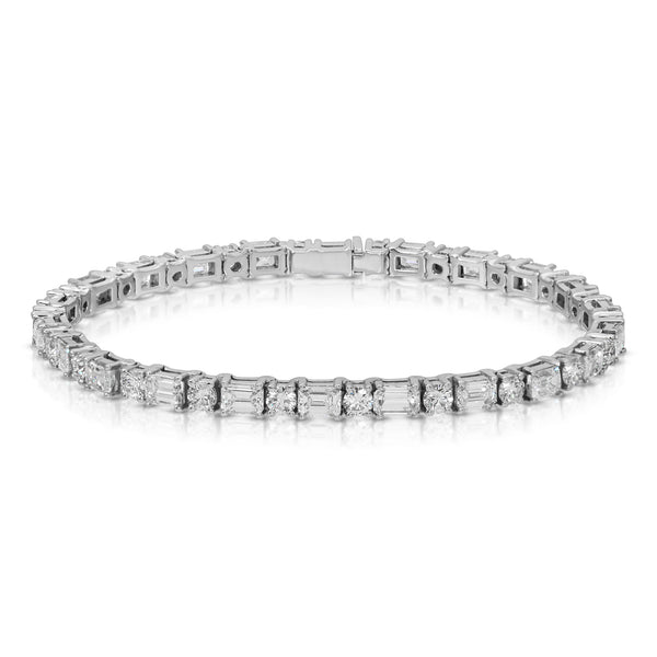 Two Shape Tennis Bracelet