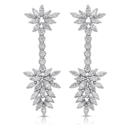 Marquise Flower Earring