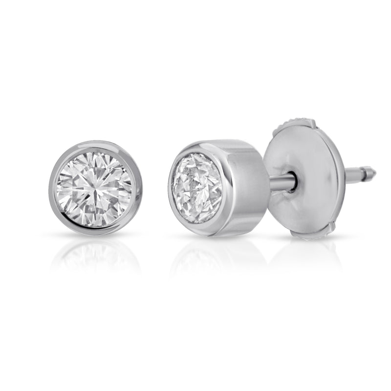 Bezel Set Studs