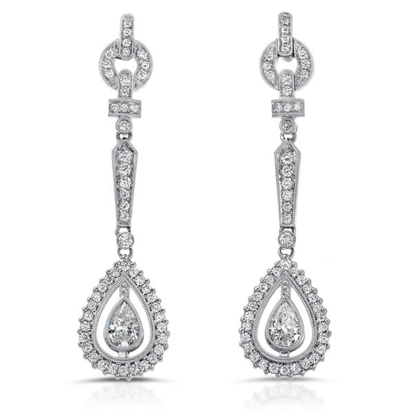 Pear Chandelier Earrings