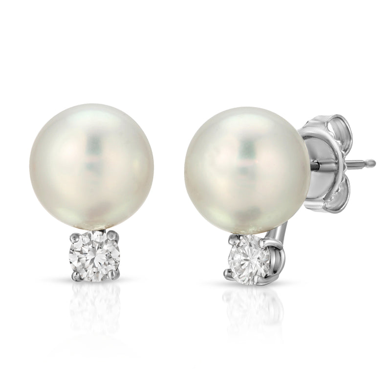 Pearl & Diamond Studs