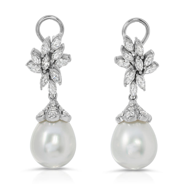 Short Drop Pearl Earring