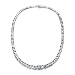 All Around Emerald Cut Necklace