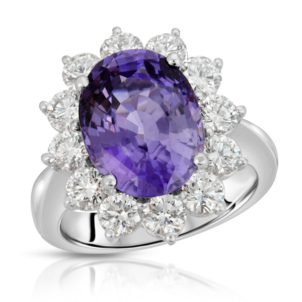 Purple Sapphire Ring