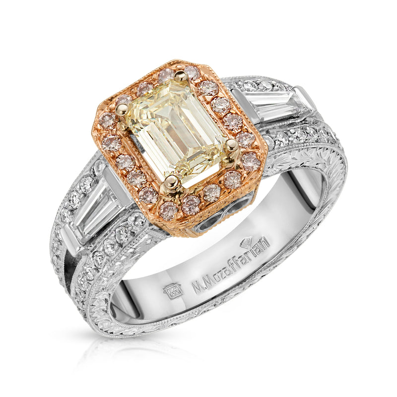 Three Tone Three Shape Ring