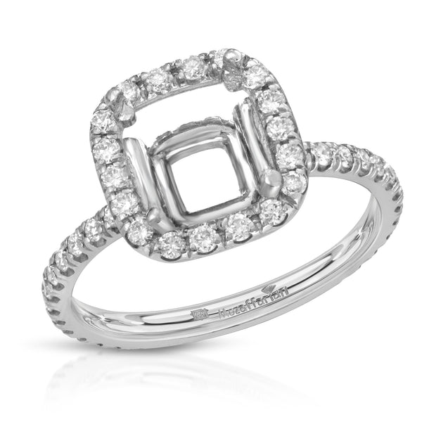 Women's Cushion Halo Setting