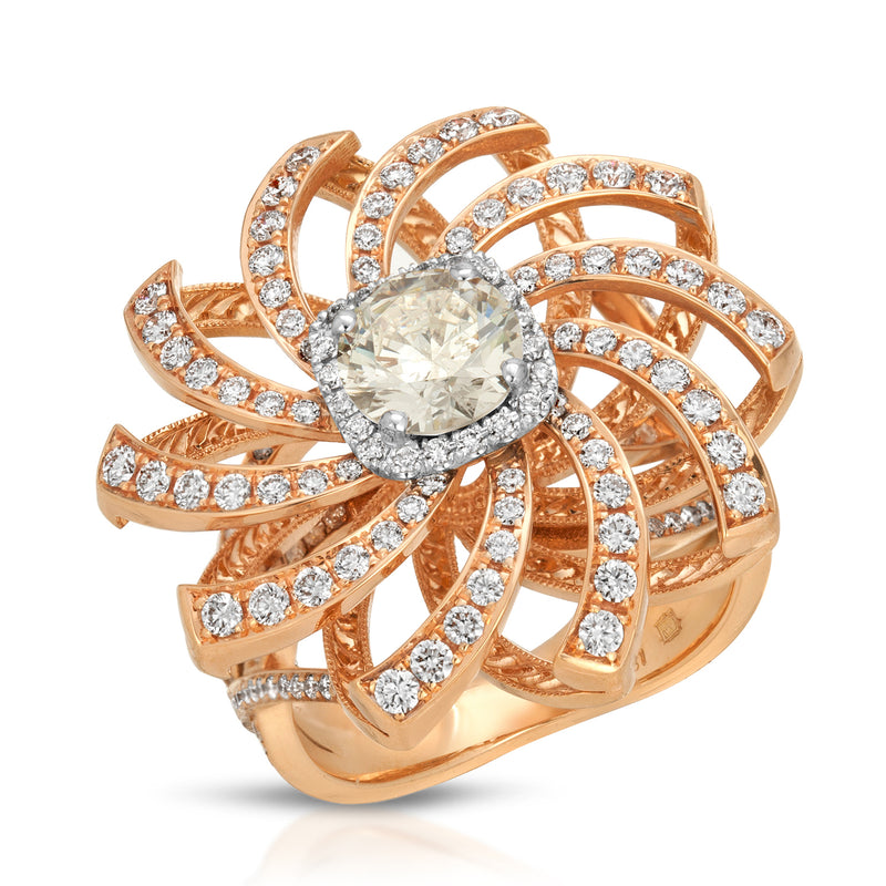 Woven Flower Ring
